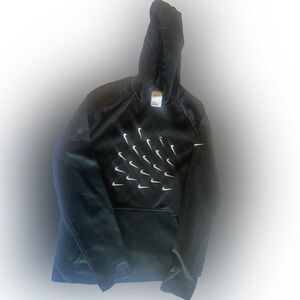 Boys Black XL Nike Thermafit Hoodie EUC
